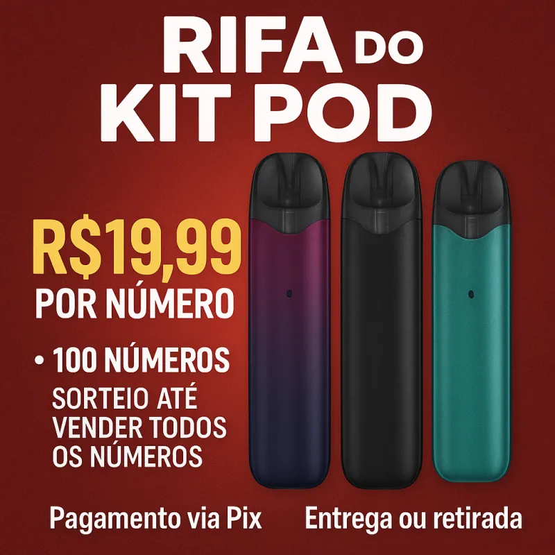 Imagem da campanha KIT COM 3 PODS — R$19,99 APENAS!
