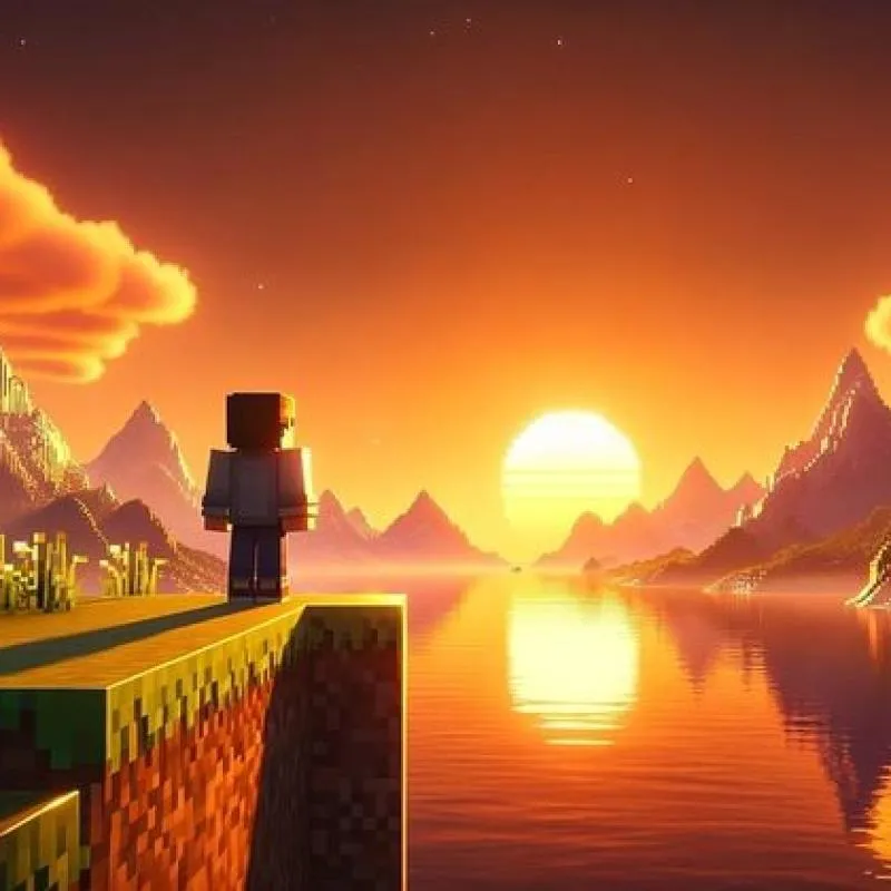 Imagem da campanha Minecraft