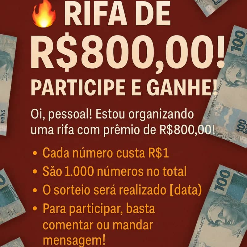 Imagem da campanha Rifa