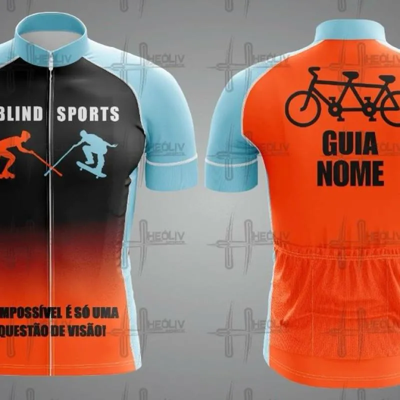 Imagem da campanha Ciclismo para cegos necessidade de manutenção das bikes