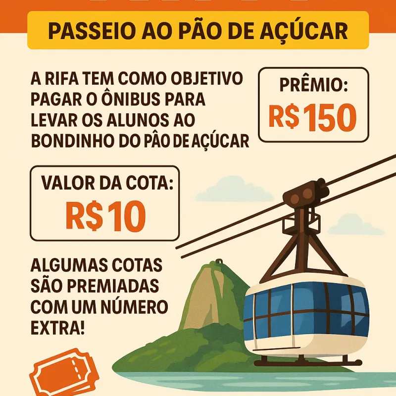 Imagem da campanha Partiu Bondinho!