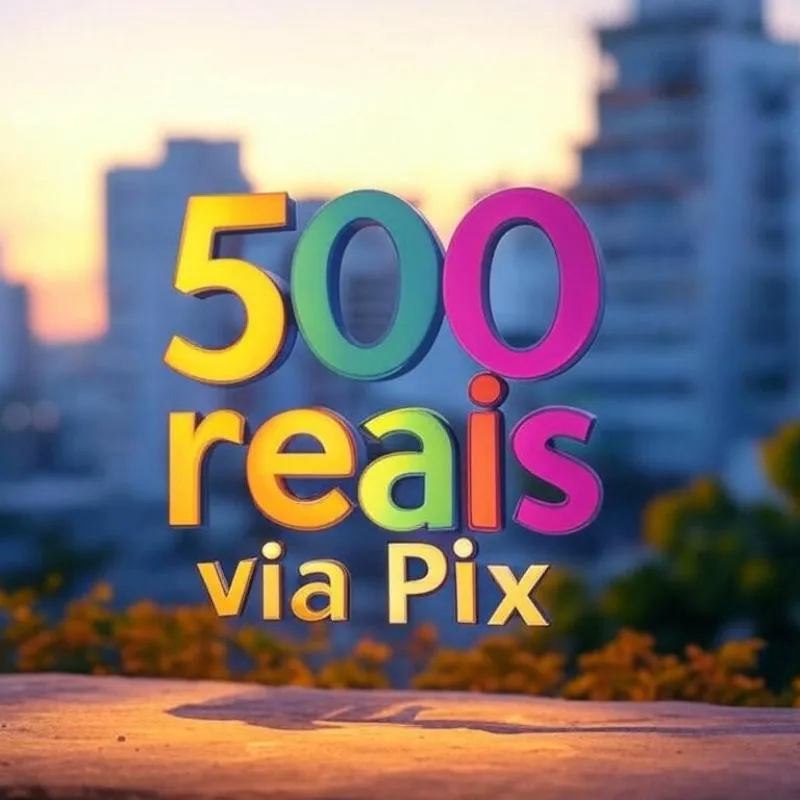 Imagem da campanha 500 Reais VIA Pix