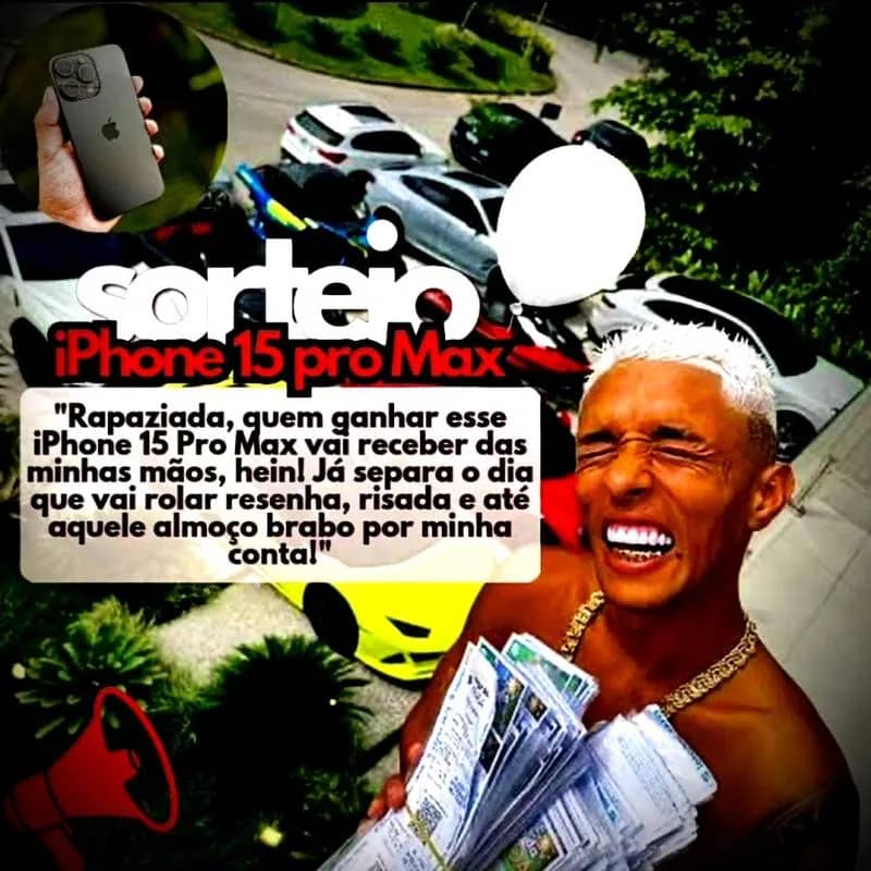 Imagem da campanha iPhone 15 pro max 💎