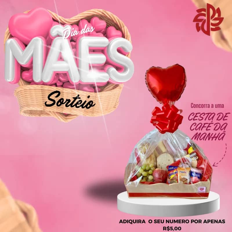 Imagem da campanha RIFA DIA DAS MÃES