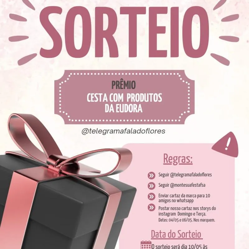 Imagem da campanha Sorteio Dia Das Mães