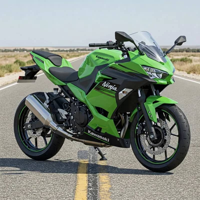 Imagem da campanha Premiação de uma Kawasaki ninja 300.