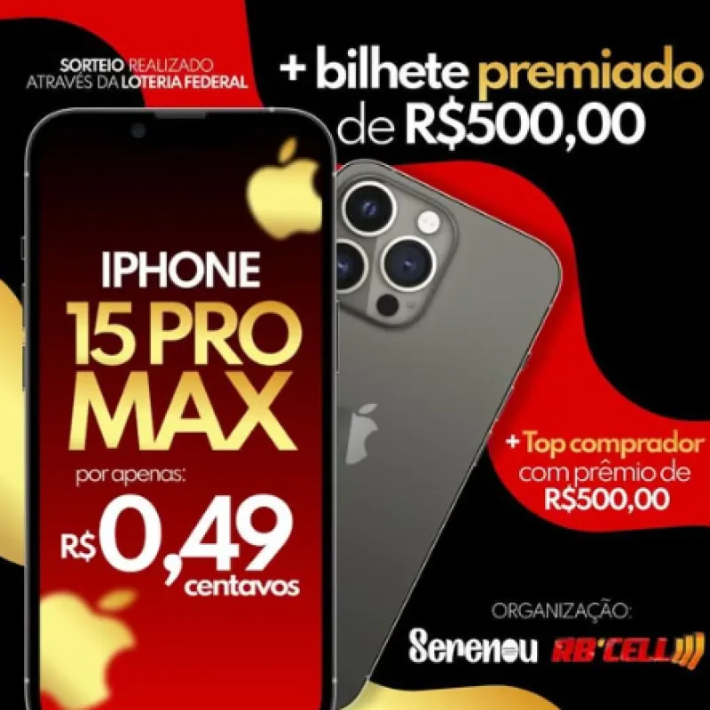 Imagem da campanha IPHONE 15 PRO MAX
