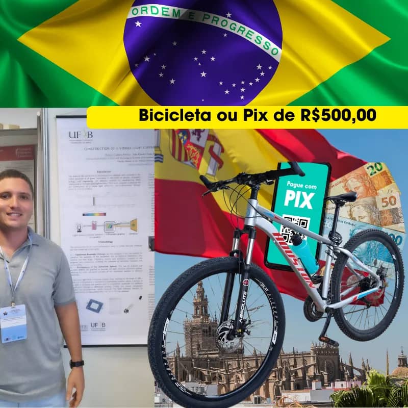 Imagem da campanha Rifa Solidária: Concorra a Prêmios e Apoie o Intercâmbio do Wallace!