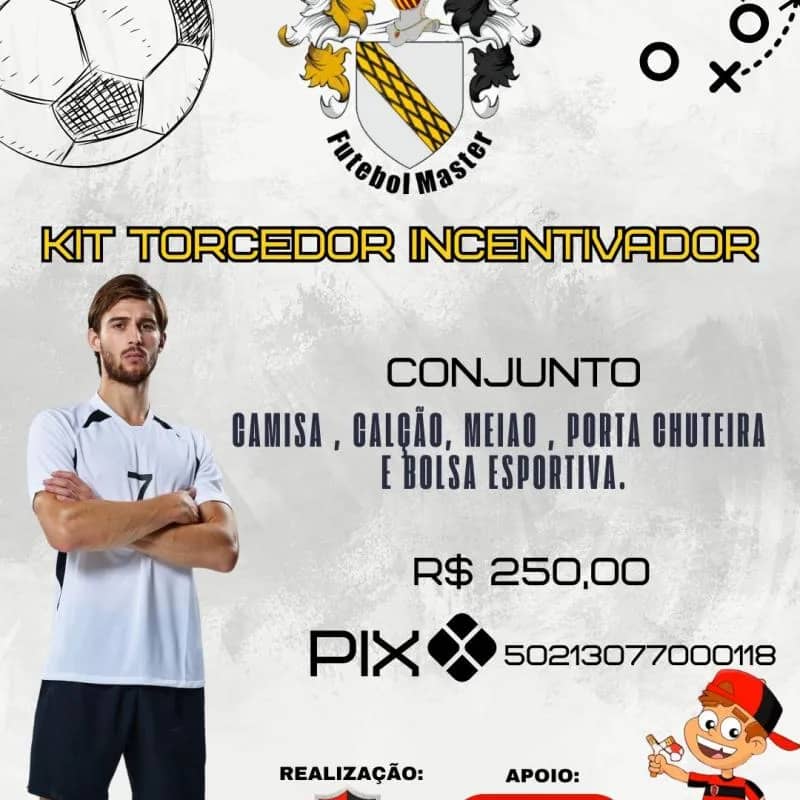 Imagem da campanha Rifa entre torcedores incentivadores