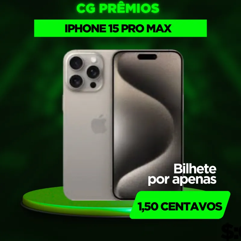 Imagem da campanha IPHONE 15 pro MAX