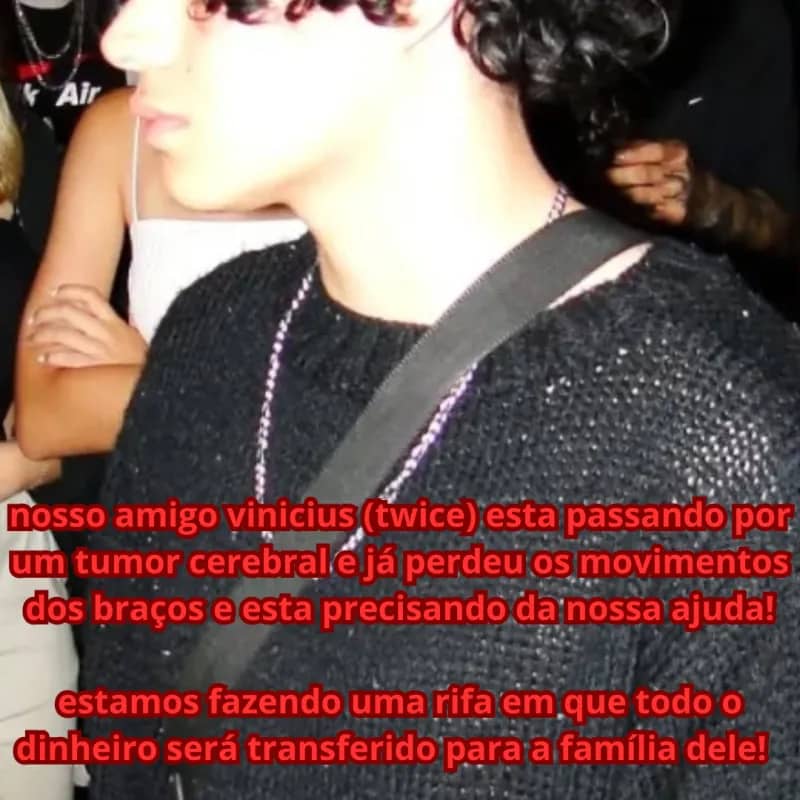 Imagem da campanha rifa pra ajudar o twice!