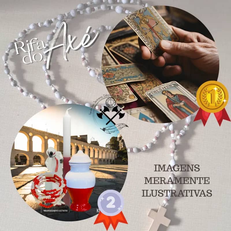 Imagem da campanha Rifa de Axé