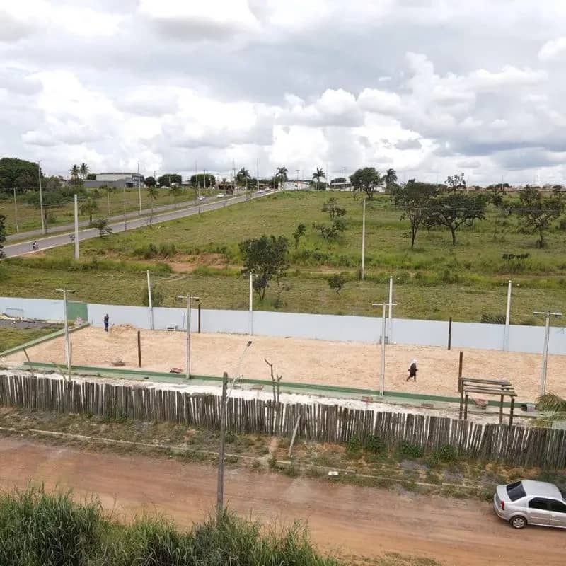 Imagem da campanha 40 quarentão do Vini , revitalização espaço Arena Franca futevôlei