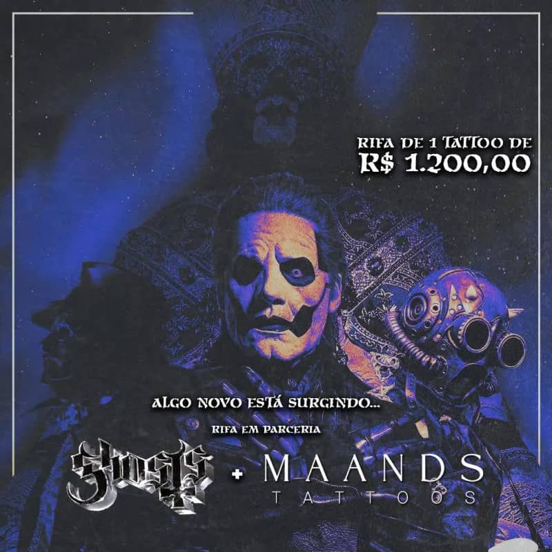 Imagem da campanha Rifa de 1 tattoo de R$ 1.200,00