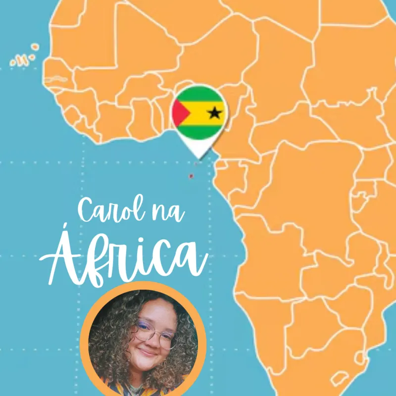 Imagem da campanha Carol na África!