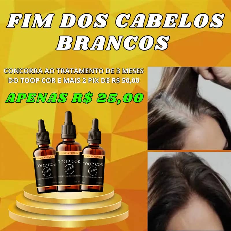 Imagem da campanha Fim dos cabelos brancos!