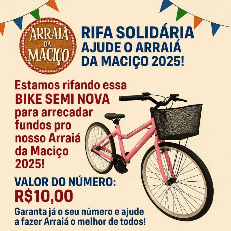 Imagem da campanha Rifa Solidária