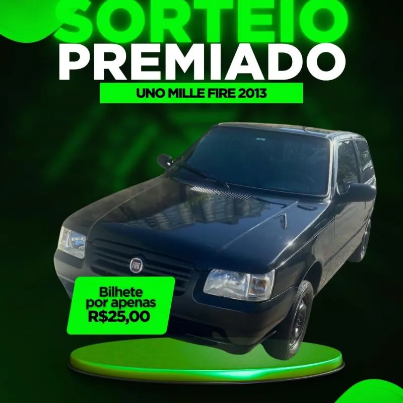 Imagem da campanha Ação entre amigos Prêmio Carro UNO MILLE FIRE