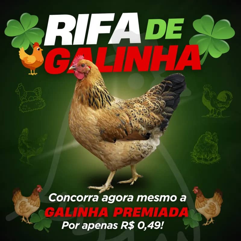 Imagem da campanha Com menos de 50 centavos você vira dono de um patrimônio rural. 🐔🌾