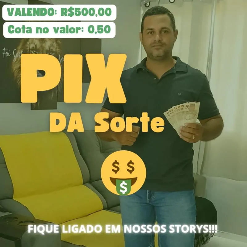 Imagem da campanha Pix de 500