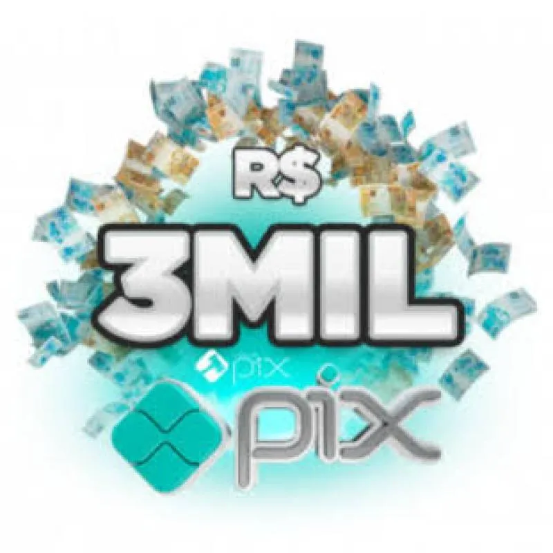 Imagem da campanha Ganhe 3 mil reais no pix