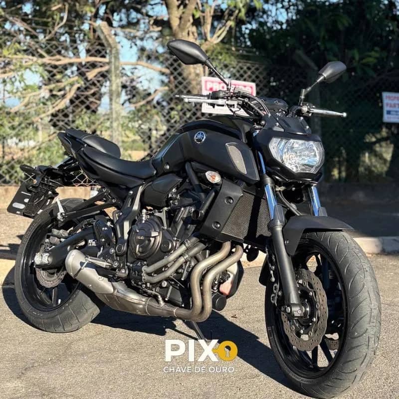 Imagem da campanha Yamaha MT-07