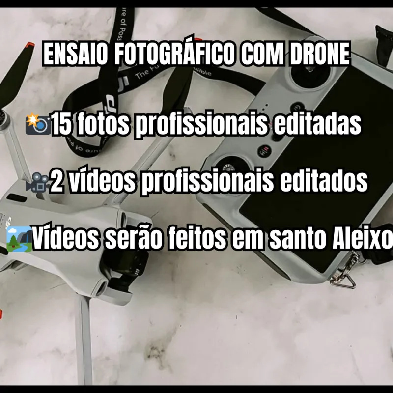 Imagem da campanha Rifa Solidária – Concorra a um Ensaio com Drone por Apenas R$5!