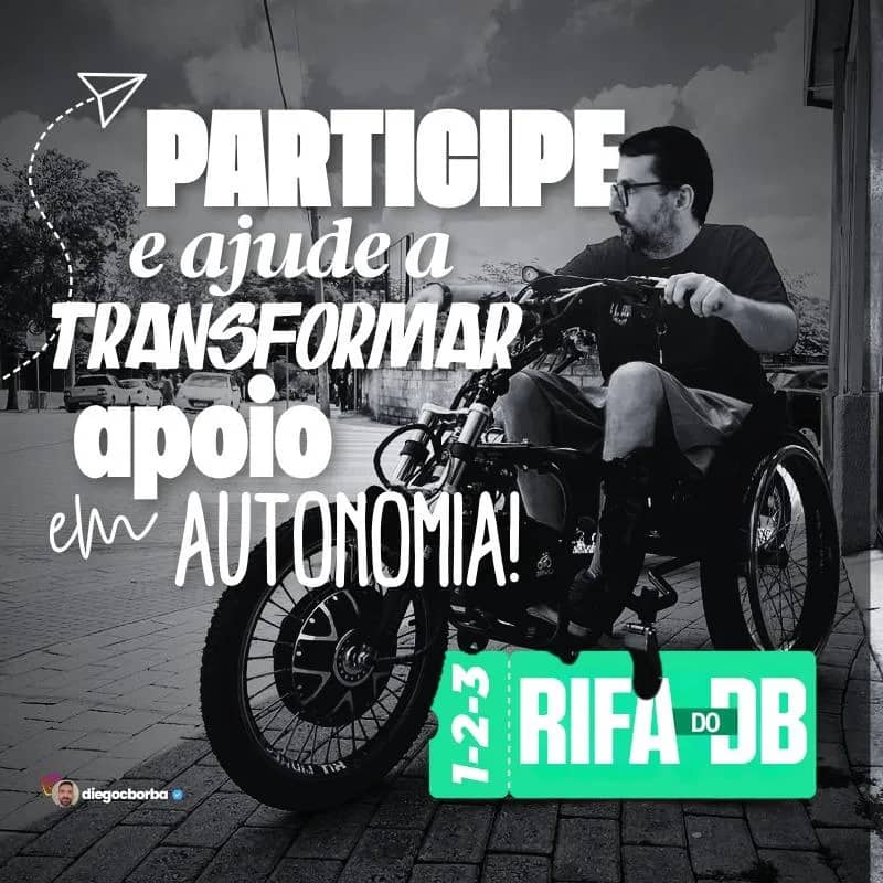 Imagem da campanha RIFA DO DB