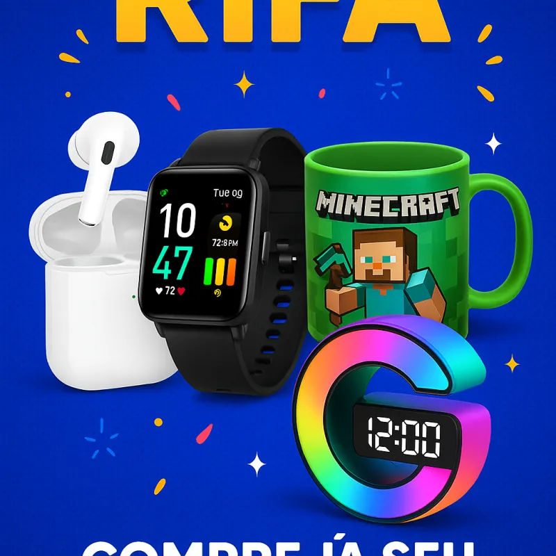 Imagem da campanha Rifa Minecraft Education Edition