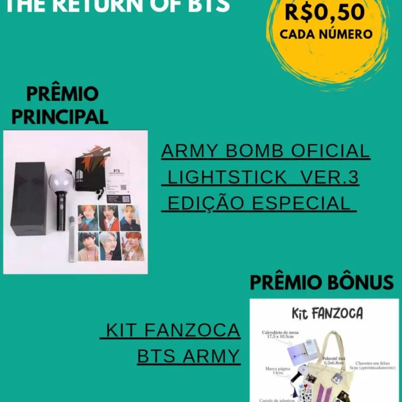 Imagem da campanha The return of bts