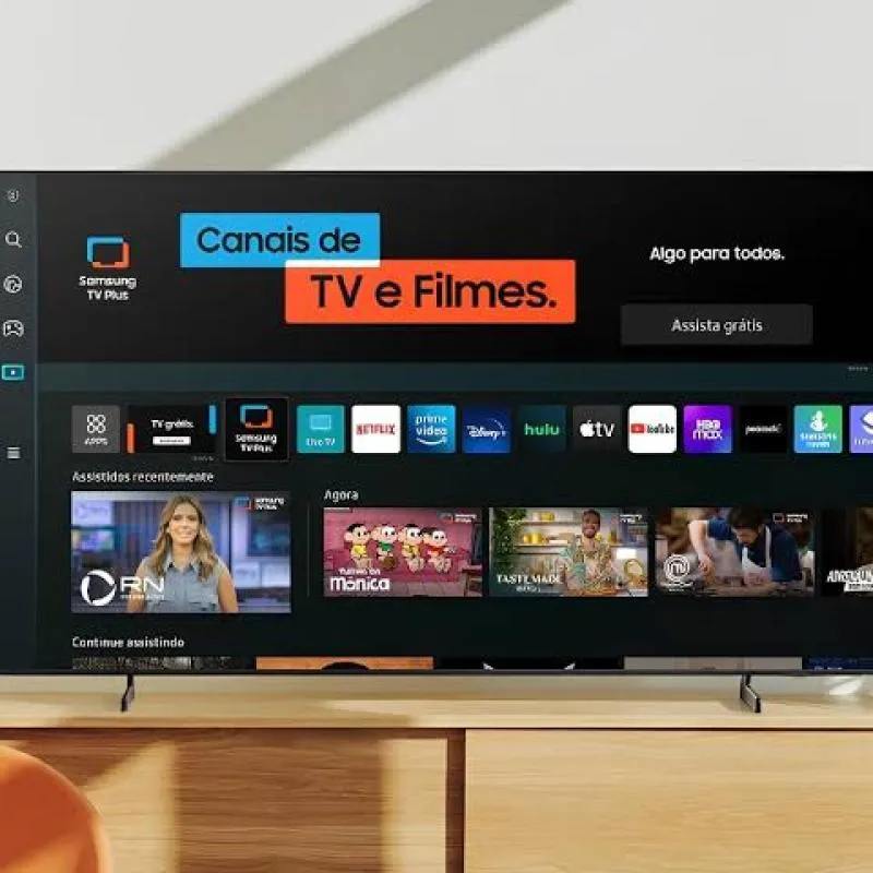 Imagem da campanha Ação beneficente,  valendo uma tv Samsung 50” Uhd 4k