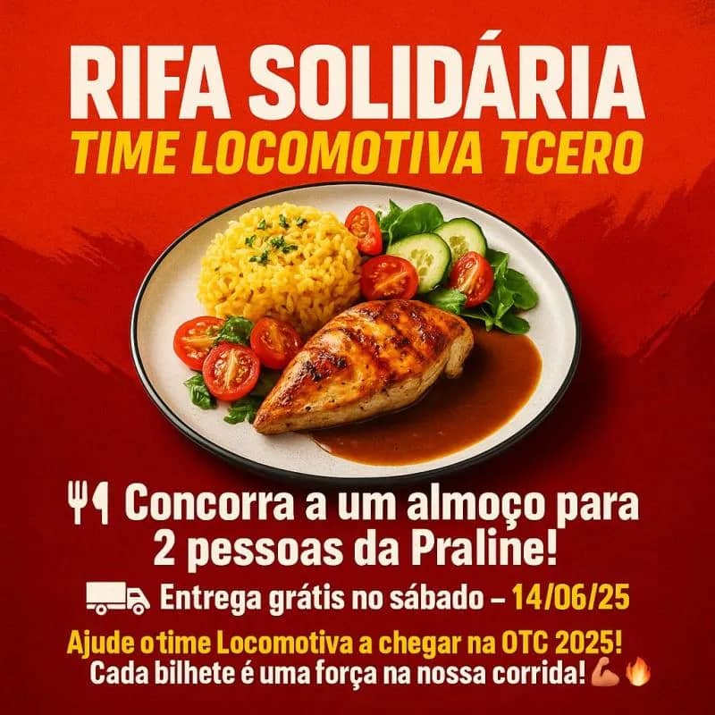 Imagem da campanha Rifa Solidária Locomotiva Basketball