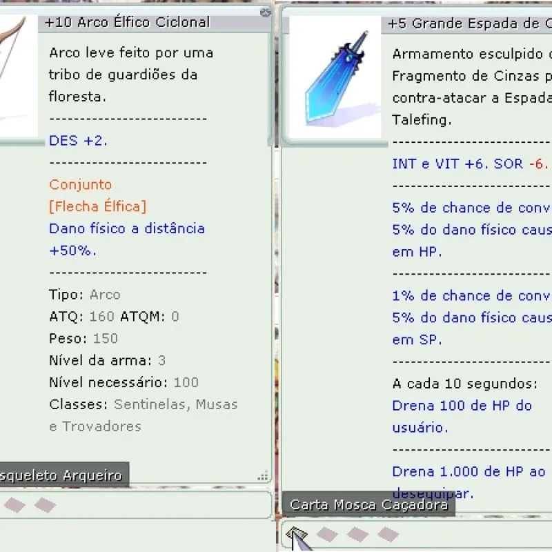 Imagem da campanha Arco Élfico + Grande Espada de Cinzas