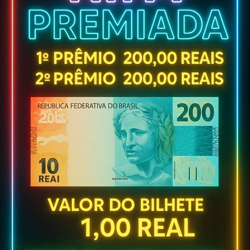 Imagem da campanha Rifa premiada
