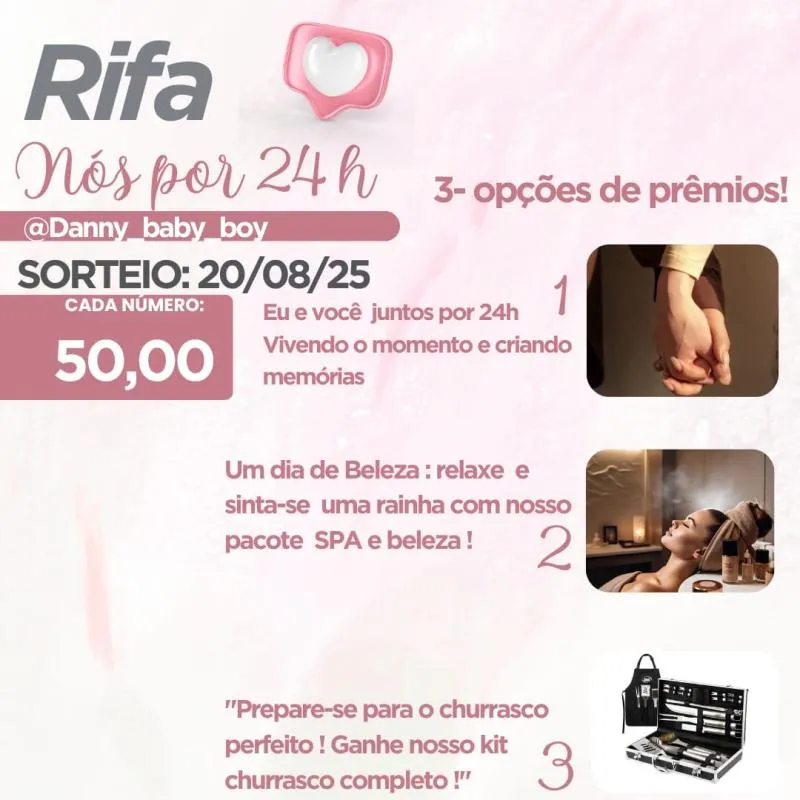 Imagem da campanha Rifa 24 horas