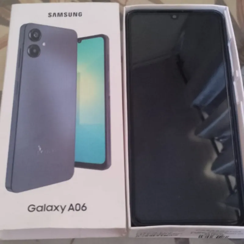 Imagem da campanha RIFA – Concorra a um Galaxy A06!