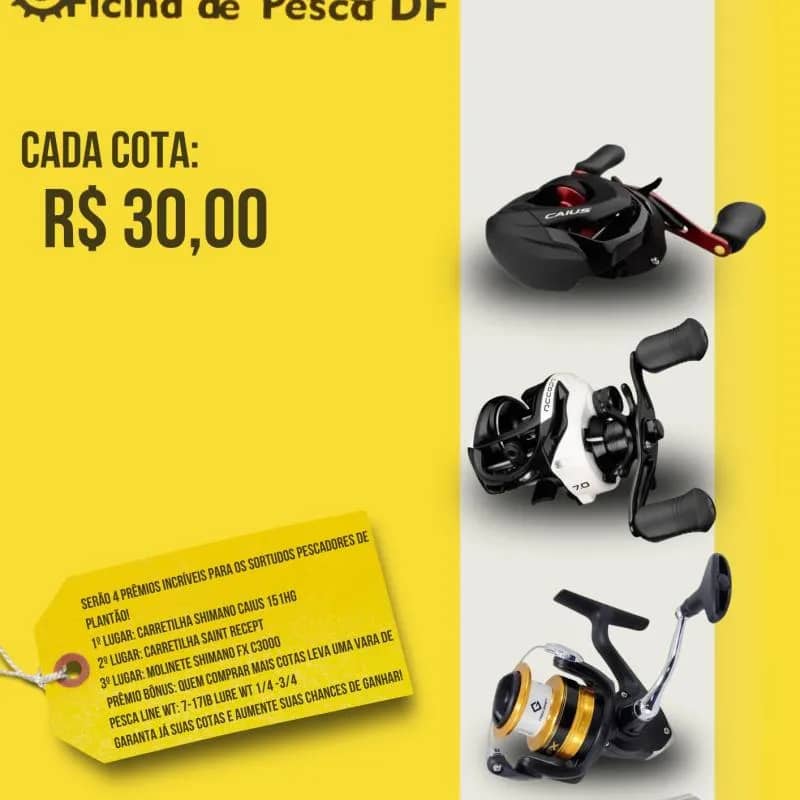 Imagem da campanha 4° RIFA OFICINA DE PESCA DF