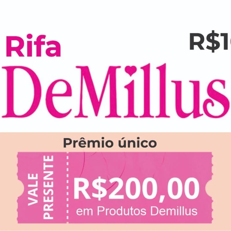 Imagem da campanha Ganhe R$200,00 em produtos DeMillus