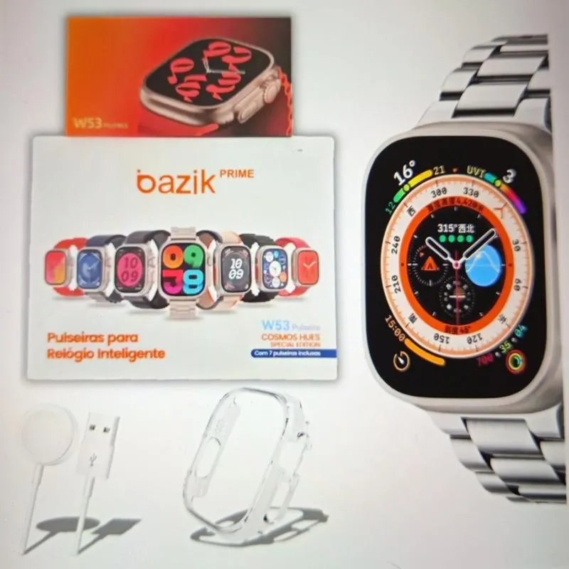 Imagem da campanha Concorra a um Relógio Smartwatch Sport Ultra W53 Pro Max S9 🕒🔥