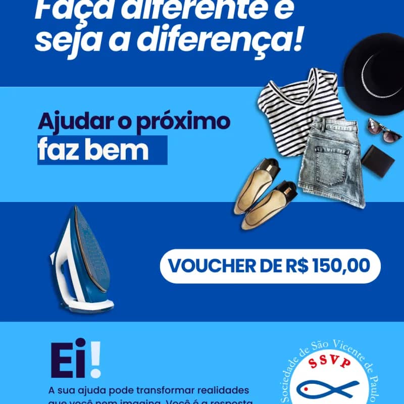 Imagem da campanha Corrente do Bem: Conferência Nossa Senhora dos Remédios