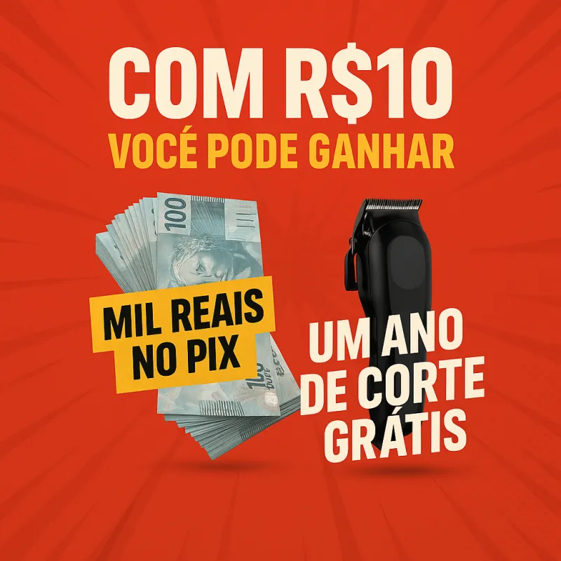 Imagem da campanha Rifa sonho Barber