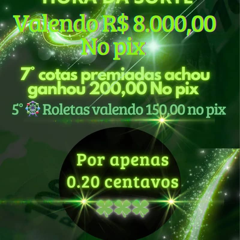 Imagem da campanha Hora da sorte