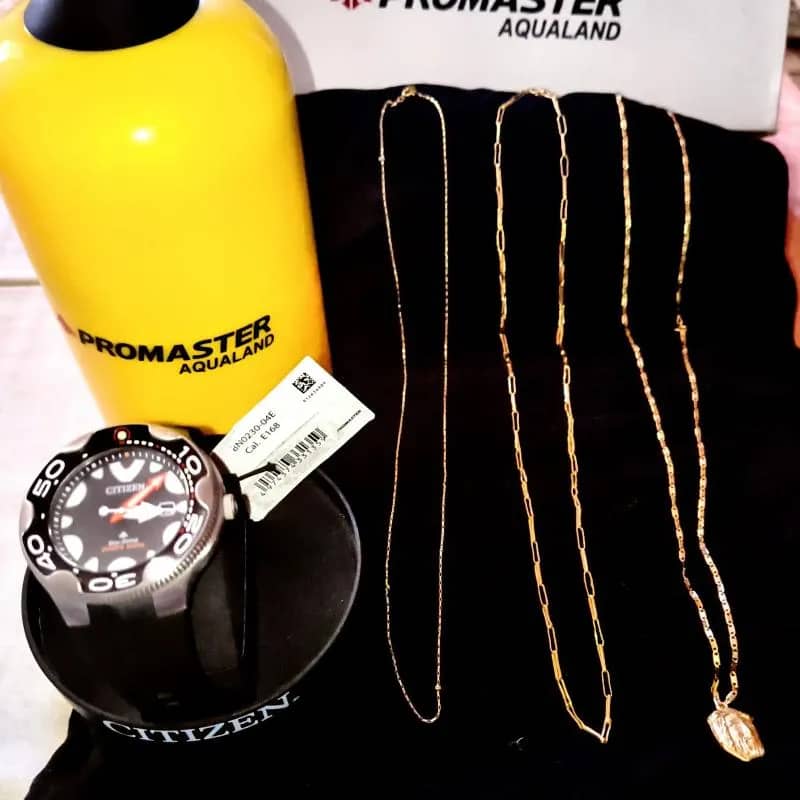 Imagem da campanha São 15G de OURO 18k + CITIZEN ORCA !