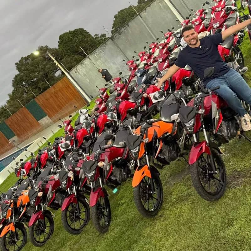 Imagem da campanha EDIÇÃO; 100 MOTOS ZERO KM