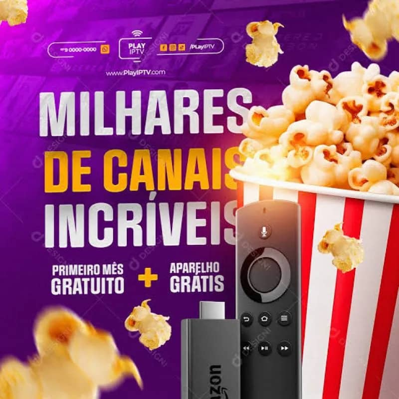 Imagem da campanha 1 ano de iptv
