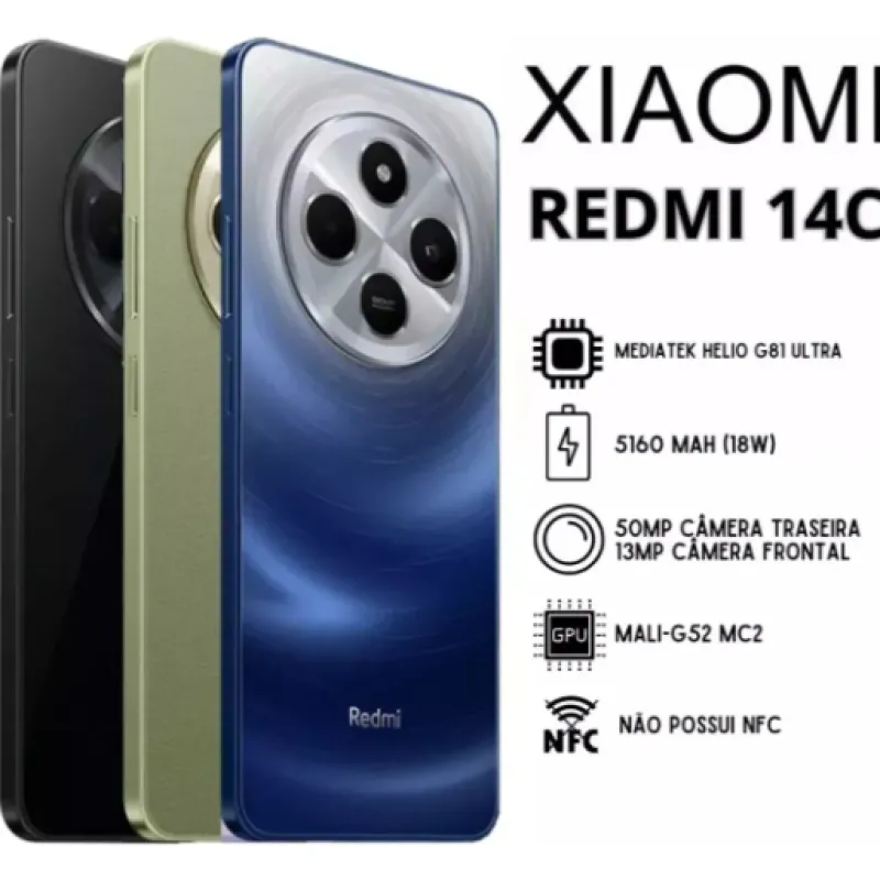 Imagem da campanha Redmi 14c Xiaomi 128gb 4GB Ram Global 2chip