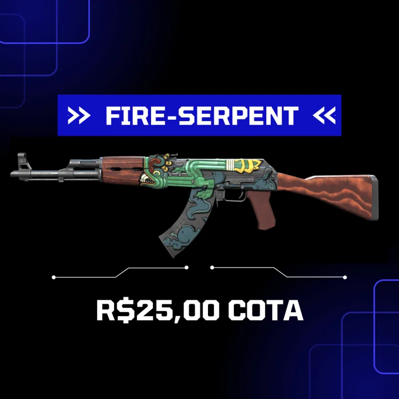 Imagem da campanha AK-47 FIRE SERPENT