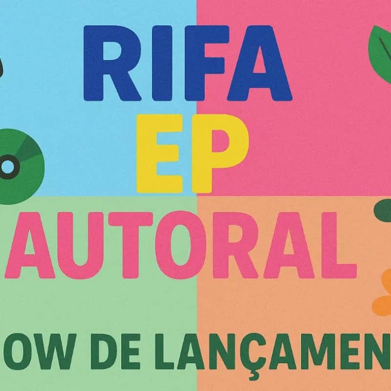 Imagem da campanha EP autoral e lançamento em Recife PE