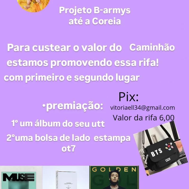 Imagem da campanha B-Armys ate a Coreia