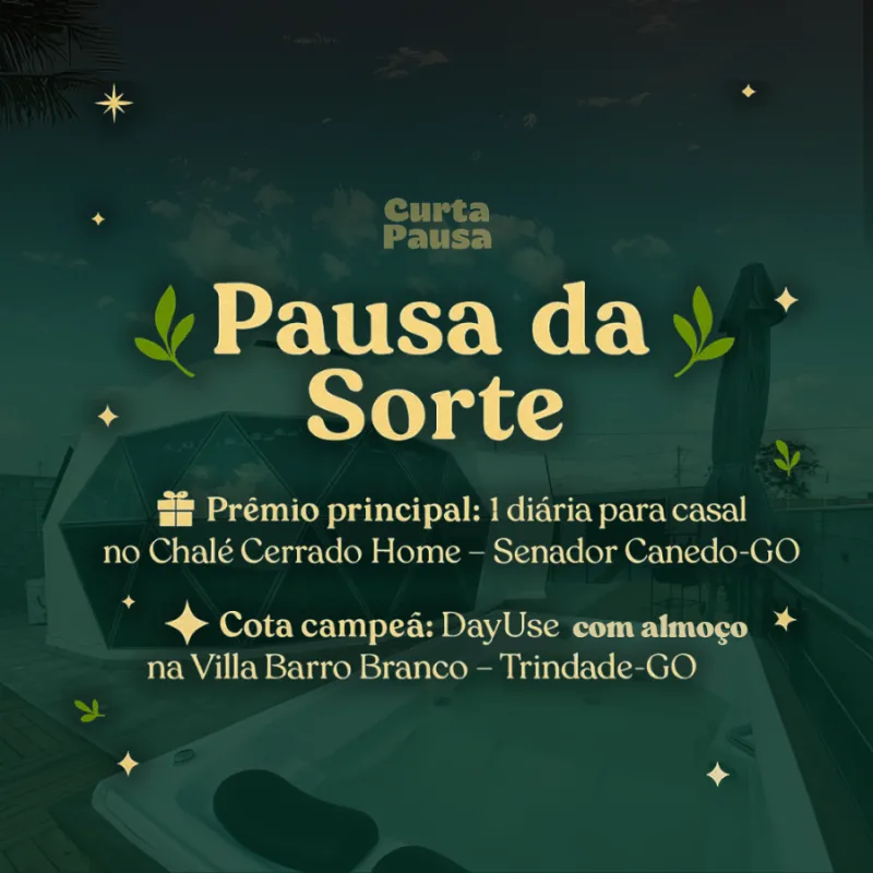 Imagem da campanha Pausa da Sorte